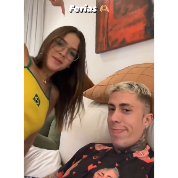 Mel Maia fez uma piadinha sexual para os seguidores de Mc Daniel no Instagram