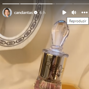 Perfume árabe que Carol Dantas ganhou é tão forte que ela passa apenas uma gotinha