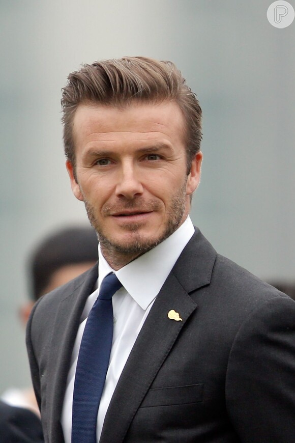 David Beckham contou que adora comer 'caracóis', tentando citar o prato escargot