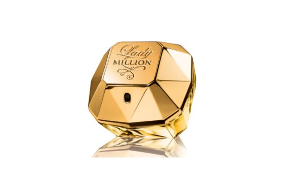 Perfume Lady Million, da Paco Rabanne, tem uma ótima fixação e é definido como 'a expressão da riqueza e sofisticação'