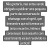 Antony expôs conversas atribuídas à bancária Ingrid Santos, a quem teria agredido durante viagem de férias dela para a Europ