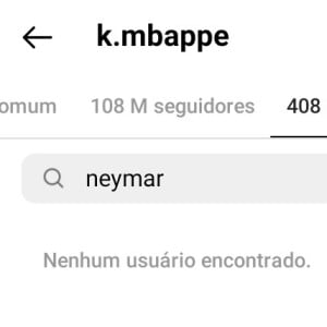 Mbappé deixou de seguir Neymar no Instagram