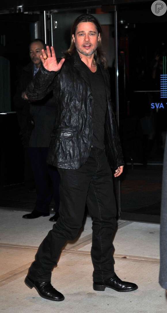 Brad Pitt participa da pré-estreia do fime 'Cogan: Killing them Softly' em 26 de novembro de 2012 em Nova York