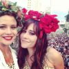 Junto com Alessandra Negrini, Leandra Leal se diverte no Carnaval