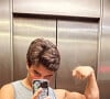 Família fitness! Marcelo Cady viralizou um dia antes de Ivete Sangalo ao exibir o braço musculoso em foto