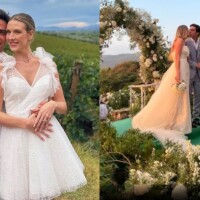 Casamento no castelo: Filha de ex-jogador Taffarel se casa em lugar paradisíaco na Itália com direito a dois vestidos de noiva