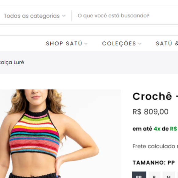 Calça de Giovanna Ewbank e Titi é da grife Satú e pode ser adquirida por R$ 809,00