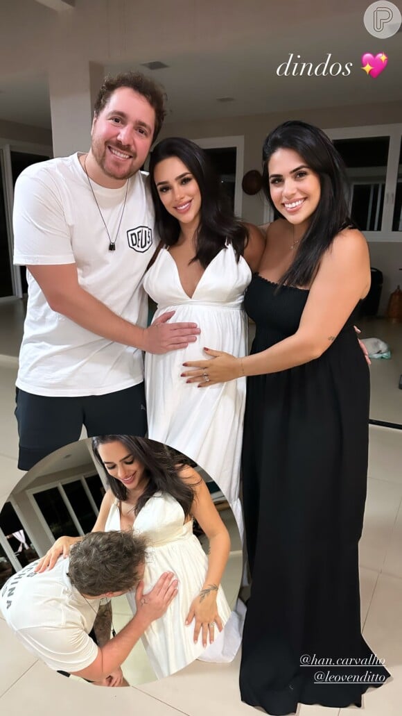 Bruna Biancardi compartilhou uma foto com os padrinhos da bebê Mavie e detalhe chamou atenção por poder indicar que influencer terminou namoro com Neymar