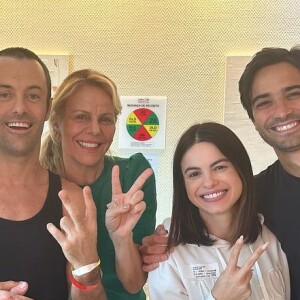 Kayky Brito surgiu em primeira foto após acidente