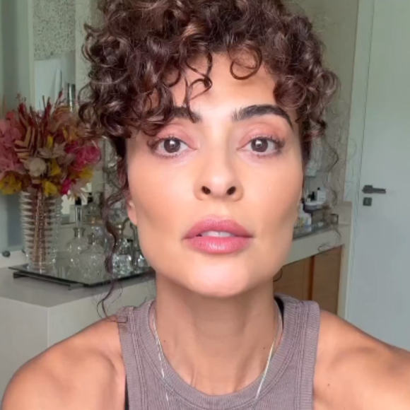 Juliana Paes fez o vídeo depois de receber a ligação de amigos e familiares, que ficaram preocupados por conta da fake news