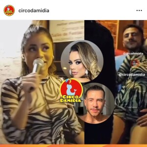 Lexa aparece em clima de muita intimidade com o ex-'BBB' Matheus Lisboa. Flagra foi publicado pela página Circo da Mídia