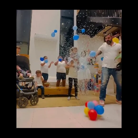 Juliano e Letícia Cazarré fizeram o Chá Revelação