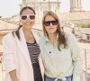 Sabrina Sato encontrou Ilze Scamparini em Roma, na Itália