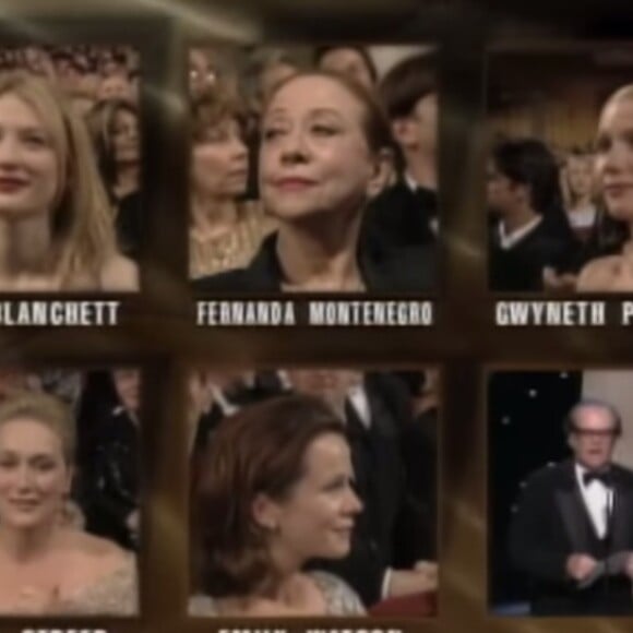 Gwyneth Paltrow concorreu contra Emily Watson, Meryl Streep, Cate Blanchett e Fernanda Montenegro na categoria de Melhor Atriz no Oscar de 1999