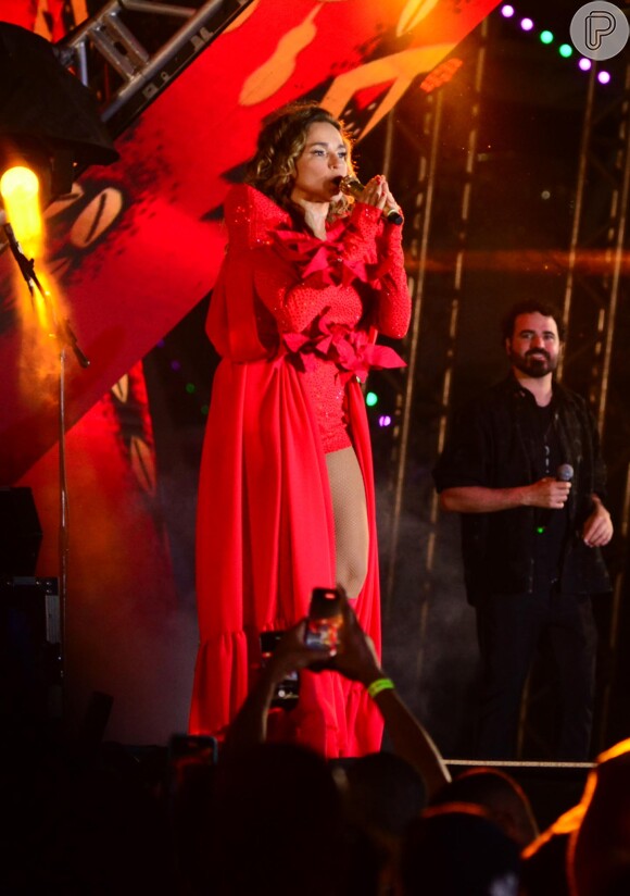 O show de comemoração de Daniela Mercury aconteceu na Micareta Rio, na Sapucaí do Rio de Janeiro 