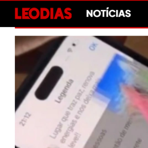Graciele Lacerda aparece com o perfil @prisciladantas568 logado em seu Instagram em vídeo divulgado por Leo Dias