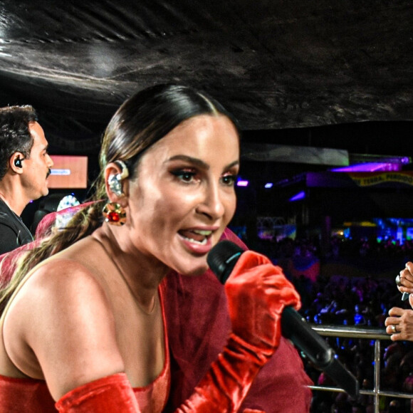 Claudia Leitte agitou a primeira noite do Folianópolis, em Florianópolis, em 2 de novembro de 2023