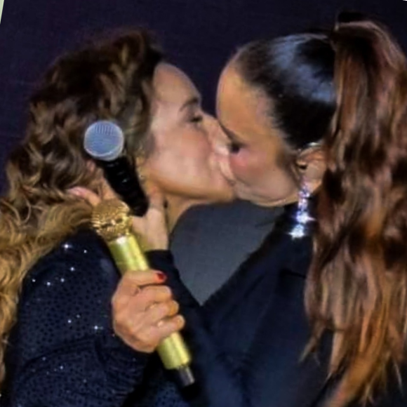 Quem é essa aí, mamãe? Marido de Ivete Sangalo comenta beijo da esposa em Daniela Mercury
