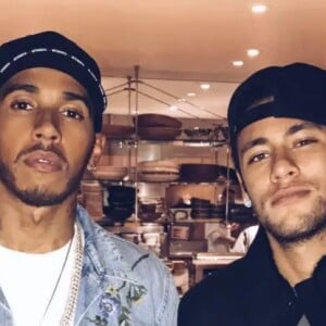 Lewis Hamilton e Neymar já postaram diversas fotos juntos