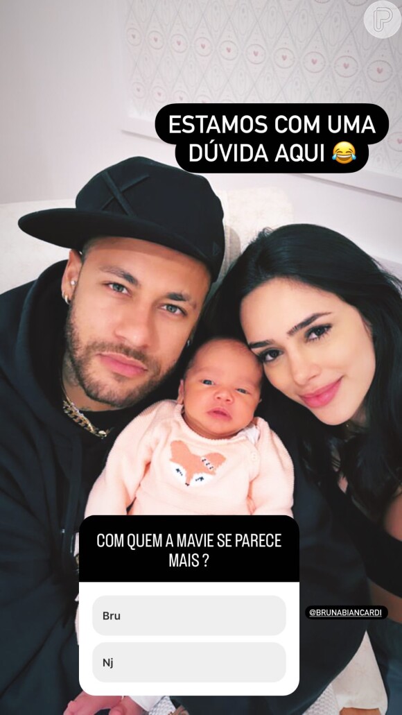 Neymar posta foto agarradinho com bebê Mavie e mostra verdadeiro estado da sua filha com Bruna Biancardi após tentativa de sequestro