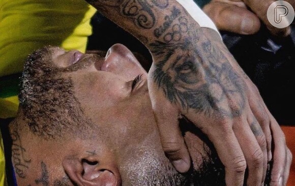 Neymar perde jogo do Al-Hilal por conta de lesão no joelho e mostra foto bizarra do machucado nas redes sociais. Confira!