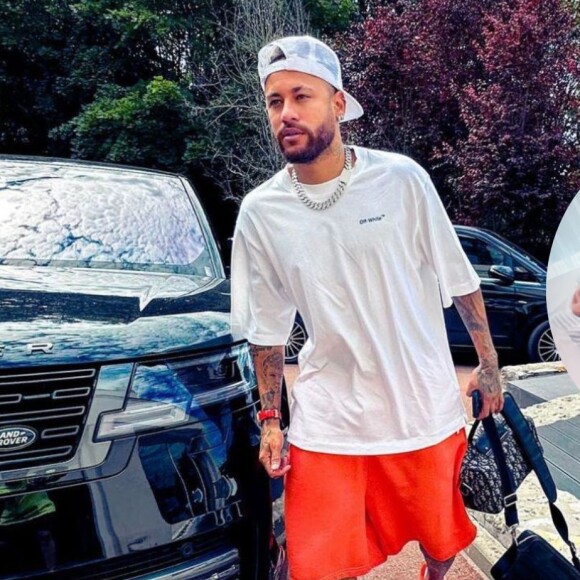 Neymar posa com a filha no colo após polêmicas com Bruna Biancardi