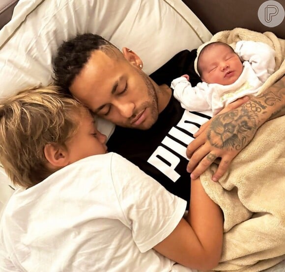 Além de Mavie, Neymar é pai de Davi Lucca, de 12 anos