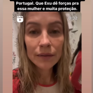 Luana Piovani pediu ajuda de seus seguidores para lhe mandaram boas vibrações antes da audiência