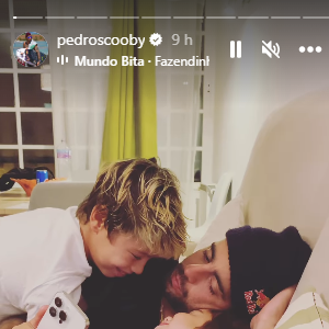 Antes de reencontrar Luana Piovani nos tribunais, Pedro Scooby publicou momentos dele com seus filhos no Instagram