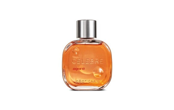 Perfume Celebre Agora, do Boticário, é descrito como 'uma fragrância cheia de alegria, felicidade e otimismo'