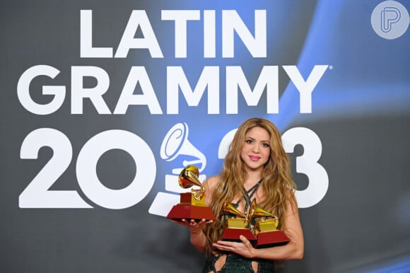 Shakira foi um dos nomes de destaque do Grammy Latino 2023