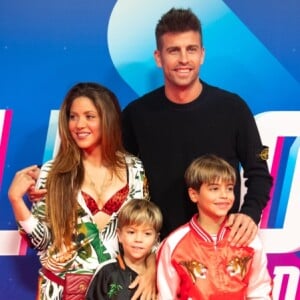 Milan e Sasha são filhos de Shakira com o ex-marido da cantora, Gerard Piqué