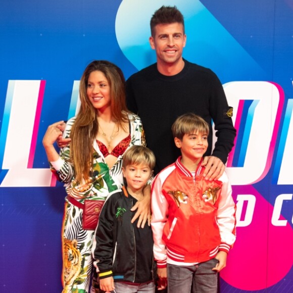 Milan e Sasha são filhos de Shakira com o ex-marido da cantora, Gerard Piqué