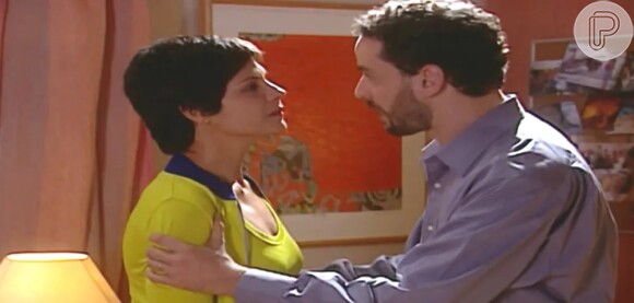 Em 'Mulheres Apaixonadas', Dan Stulbach interpretou Marcos, que batia na esposa Raquel (Helena Ranaldi)