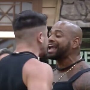 Lucas Souza teve séria briga com Cezar Black em 'A Fazenda 2023' na sua última semana no reality