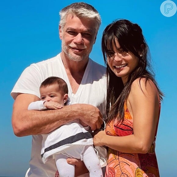 Em pouco tempo de relacionamento, Fabio Assunção e Ana Vereda tiveram uma filha, Alana, que nasceu na pandemia do Covid-19