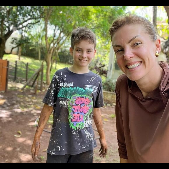 Alexandre Correa e Ana Hickmann são pais de Alezinho, de 9 anos