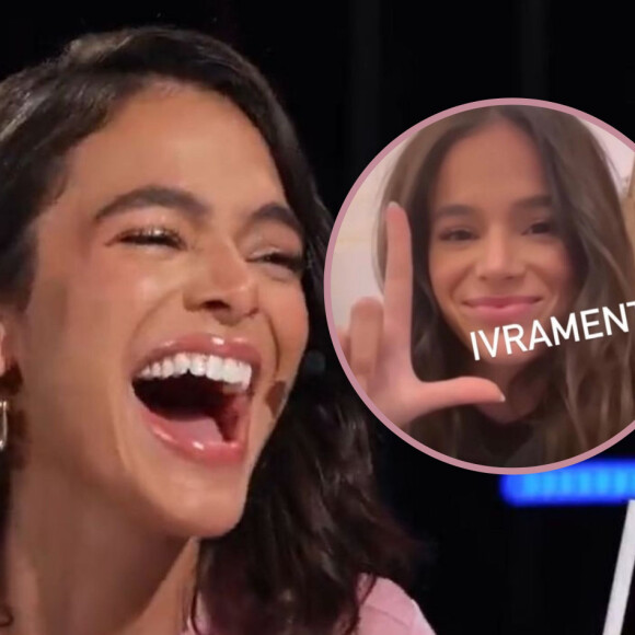 Bruna Marquezine voltou a gargalhar por causa do seu meme 'livramento'