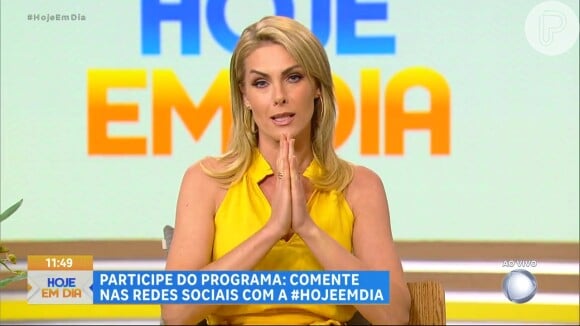 Ana Hickmann: 'Queria aproveitar esse momento e agradecer exatamente essa solidariedade, apoio, amor, carinho que eu venho recebendo já há alguns dias'