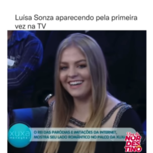 Luísa Sonza com Whindersson na TV é revista após perfil no Instagram resgatar momento icônico