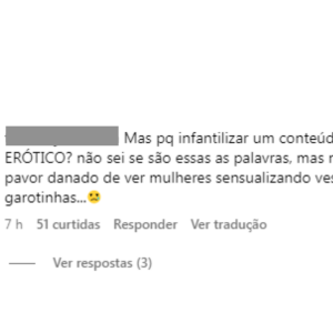 Andressa Urach sofreu críticas severas dos seguidores: 'Me dá um pavor danado de ver mulheres sensualizando vestidas de garotinhas'