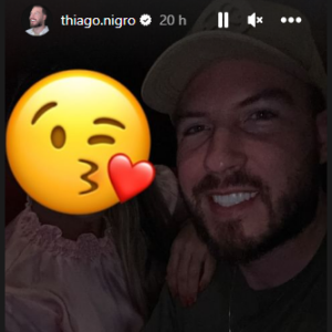Thiago Nigro tampou o rosto de Maíra Cardi e várias fotos no Stories e causou estranhamento na web