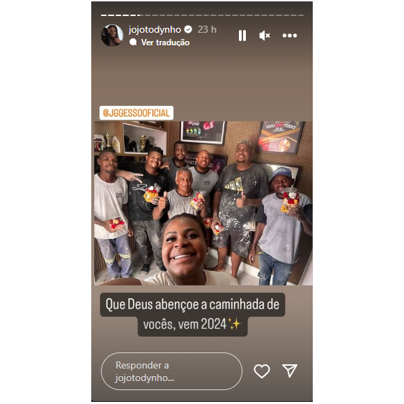 Jojo Todynho mostrou os presentes que deu a homens que prestaram serviço para ela e nem imaginava que seria criticada