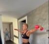 Xuxa Meneghel compartilhou detalhes de seu treino nas redes sociais