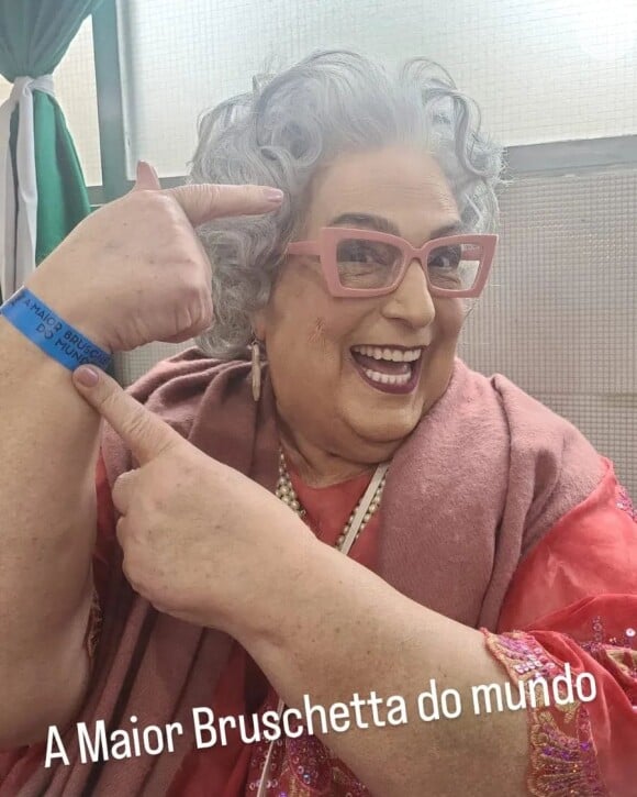 Mamma Bruschetta é uma das apresentadoras mais conhecidas da TV brasileira