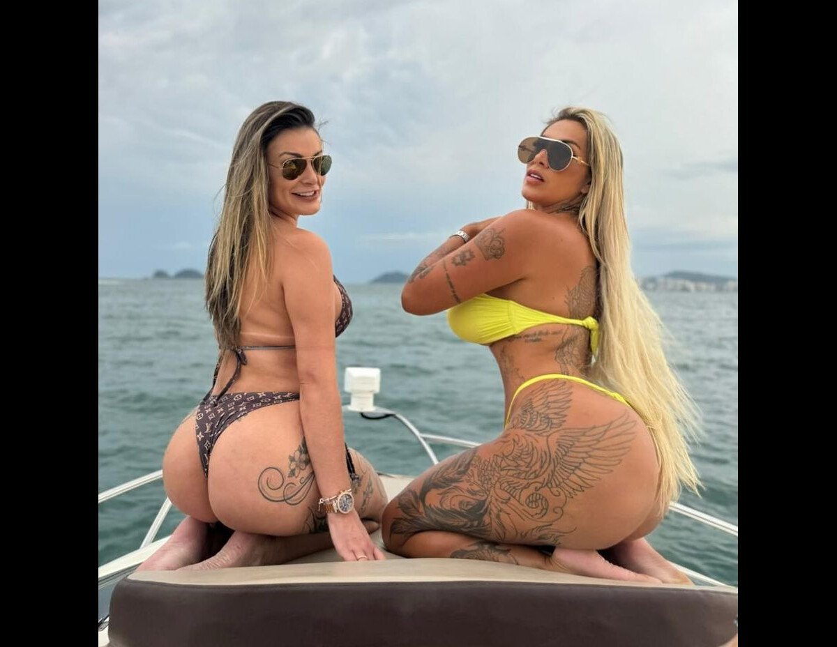 Foto: Andressa Urach foi flagrada em momento íntimo com a apresentadora do  SBT Juju Ferrari - Purepeople