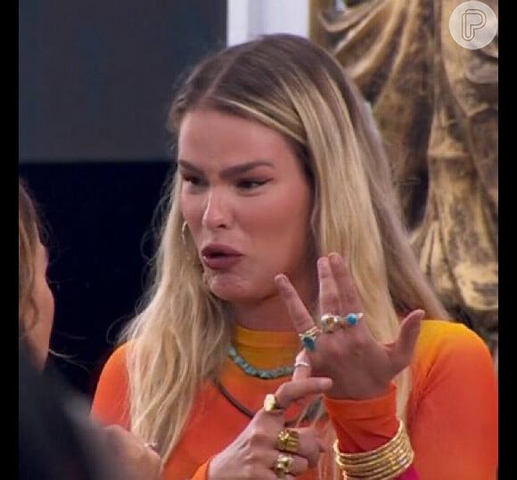 Yasmin Brunet chorou após conversar com Davi no 'BBB 24'