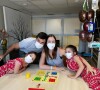 Com leucemia, Fabiana Justus foi visitada pelas filhas e pelo marido no começo desta semana em hospital de São Paulo