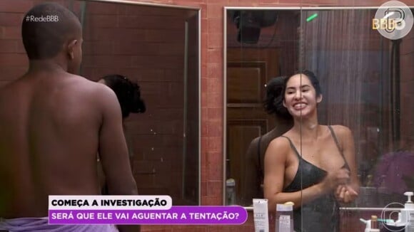 'BBB 24': TV Globo coloca Davi e Isabelle em 'Teste de Fidelidade' em VT polêmico