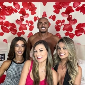 Andressa Urach convocou as produtoras de conteúdo adulto Daniela Marks e Katherine TS para realizar o fetiche com o namorado